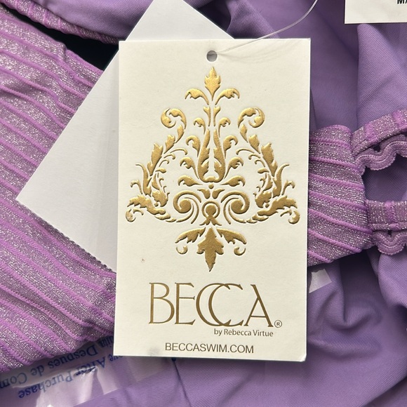 Becca Celeste Hipster Bikini Bottom Size Medium - Picture 9 of 9